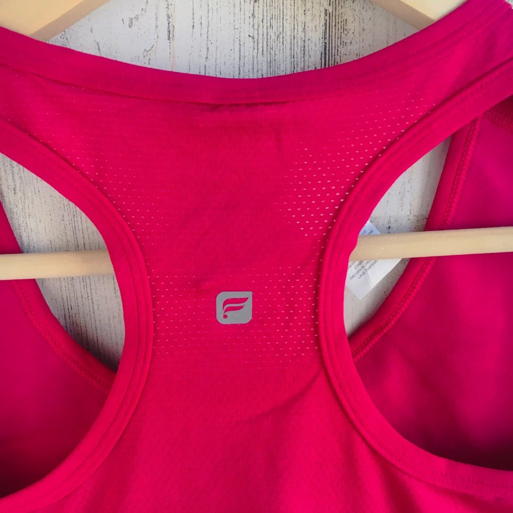 Fabletics Doon SportsBra Racerback Compression Red - Picture 6 of 6